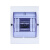 明装回路配电箱防水强电箱塑料暗装电箱盒空气开关盒子电控箱 深紫色