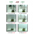 海斯迪克 玻璃贴膜 加厚自粘PVC 厨房浴室窗户贴纸 (纯磨砂)宽60cm长1米 HKT-228