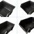 希万辉 加厚黑色组合式斜口零件盒物料盒斜口箱 A3号253*155*125mm (10个装）