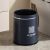 圆形双桶垃圾桶隐藏垃圾袋家用塑料卫生桶自动吸附垃圾袋垃圾桶 桔红色 16L