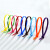 彩色扎带  尼龙自锁式塑料扎线带 工业级强力束线带 浅蓝(4.8*200mm) 100根