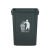 塑料垃圾桶厨房大号户外环卫垃圾箱分类商用工业无盖加厚 20L加厚桶无盖灰色