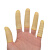 瑞正德 防静电手指套米黄色一次性乳胶护指工业橡胶无尘净化光滑手指头套
