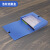 锐明凯 PVC档案盒原料塑料档案盒蓝色档案盒PP档案盒塑料A4塑料档案盒 天蓝色原料7.5公分(整箱48个)