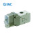 SMC VP700 系列 3通电磁阀 弹性密封 先导式座阀 直接配管型 单体 VP742-5GD1-04A
