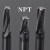 沐鑫泰 管螺纹G NPT RC钢用涂层加工中心螺纹铣刀钨钢铣牙刀合金挑牙刀 G1/16-28柄6刃径5.8刃长16.3 