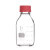 欧冕实验室德国进口肖特透明储酒神器PBT红盖试剂瓶50 100 250 500ml密封PTFE垫片 500ml