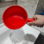慧家务（Huijiawu）Jxx-8546塑料水瓢 加厚红色水舀子 一体式水勺 耐摔不烂 大号