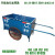 手推垃圾环卫车户外保洁小区物业400L塑料拉式不锈钢清洁回收铁桶 普通加盖+实心轮(加气轮)