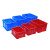 大号加厚塑料长方形工业物流运输胶框储物收纳整理带盖盒子 黄色平盖 400-160箱-450*335*170(mm)
