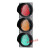 红绿灯交通信号灯警示灯道路光信号障碍灯机动车信号灯 300mm红人/绿人