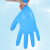 曼睩（manlu）MD001蓝色100只 餐饮清洁丁晴手套加厚耐用乳胶丁晴检查手套MLD-01