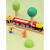 火车套装磁力玩具儿童磁性轨道滑行木制兼容木质轨道brio 勒酷运货列车(包括货物)