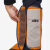 CLCEY牛皮电焊护脚套防烫长款焊工脚盖皮电焊工劳保防护用品护腿脚罩 短款牛皮护脚