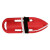 竹特 救援浮筒 跟屁虫游泳辅助配件水上游泳水域救援大浮力防滑浮漂浮板 双人 红色 企业定制