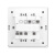 ABB 开关插座面板 盈致系列白色 无边框纯平大面板开关面板 86型墙壁 三开单控