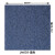 赫祥定制 办公室地毯商用拼接方块 50*50CM升级版加密毯面 加厚环保沥青底背 003蓝色