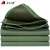 艾科堡 加厚防雨帆布篷布货车用防晒雨布军绿色户外PVC遮雨布650克每平米 5米宽7米长