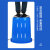 塑料水桶家庭用储水用加厚大容量大号接水米面酿酒发酵圆胶桶带盖 60升桶-带盖-蓝色-装116斤水