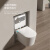 GOALAR高拉科技家用卫生间节省浴室空间小户型壁挂马桶 自动版