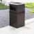 中环力安 户外塑木垃圾桶单桶庭院物业果皮箱   A 紫铜金质感喷塑
