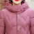 俞兆林（YUZHAOLIN）妈妈冬装羽绒棉衣厚外套中年女洋派2022新款中老年女时尚短版棉袄 皮粉 XL [建议90-110斤]