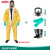 杜邦Dupont C级分体防化服耐酸碱防护服上衣下裤化学品化工实验 全面罩套装（无机） XL