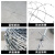 鸣固 围栏钢丝刺绳 刺铁丝 护栏网 高锌丝直径2.3mm长度200米双股丝MGF1784