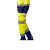 代尔塔 荧光工作服404013 高可视裤子 环卫交通反光工装 荧光黄 XL 1条