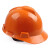 梅思安 10245124 V-Gard标准型PE安全帽 一指键帽衬 橙色 均码 1顶装(效期不超过3个月)