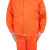 美康（meikang） 阻燃工作服套装 永久阻燃面料长袖 电焊劳保服 MKP-16 橘色L码