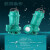 水泵WQ6-16-0.75L污水泵潜水泵排污泵泥沙浆泵化粪池水泵定制 WQ15-20-2.2L1三相(2.5寸)
