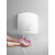酒店干手机商用壁挂全自动感应烘手机卫生间冷热干手器烘手器 【打孔】9006白色单热款