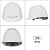 尚琛安全帽男工地领导ABS国标定制logo印字工程电工白色头盔夏季 YDVT橙色V型透气旋钮帽衬