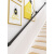 个个熊楼梯扶手现代简约家用铁艺水管室内阁楼靠墙老人防滑扶梯幼儿园拉 长25离墙高7cm