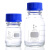 肖特Duran schott肖特瓶玻璃瓶螺口蓝盖瓶透明DIN螺纹GL45盖试剂瓶50 100 250 棕色500ml【GL45盖】