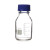 悦成 实验室蓝盖瓶 透明棕色丝口瓶 大口蓝盖试剂瓶  玻璃方瓶 蓝盖试剂瓶 250ml【透明】 现货 