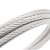 海斯迪克 HKCL-925 304不锈钢钢丝绳升降起重牵引承载绳 拍多不截断 4mm（7×19结构）1米价(要几米拍几米）