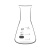 玻璃三角烧瓶烧杯锥形瓶带塞50/150/250/500/1000ml化学实验器材 环球牌广口100ml配硅胶塞