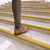 定制楼梯防滑条 楼梯大理石瓷砖防滑条幼儿园台阶斜坡防摔硅胶包 橙灰(宽5cm*髙2.5cm) 一米贴胶