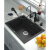 XL JJ厨房石英石水槽单槽洗菜盆洗碗小方槽套餐561水槽 单槽 MS365套餐十九:全套配置