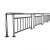 兴选工品 304不锈钢防护栏 户外道路楼梯扶手栏杆 90高*3.15米宽*1.2mm厚