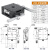 典南 XY轴二维位移平台LY40/60/80/90-L手动精密微调十字光学移动滑台  LY80-R高度：40◆ 