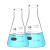 SY4062 玻璃锥形瓶 带刻度化学实验室敞口烧杯 高硼硅三角烧瓶 广口300ML