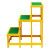 伟光(WEIGUANG) 高1米 面30*50cm双层绝缘凳 玻璃钢 可移动绝缘工作台 电工绝缘高低凳