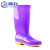 回力（Warrior）雨鞋女士雨靴水鞋靴户外防水不易滑舒适套鞋 813高筒 紫色 紫色高筒 38码 