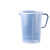 安赛瑞 加盖塑料量杯（2个装）带盖量杯测量杯带把手刻度杯 500ml 600541
