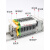 RUK2.5n接线端子端子终端固定件标记座标记夹标记号10颗USLKG2.5 标记号适配RUK16/35