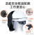 可定制110A氩弧焊帽电焊防护罩全脸轻便头戴式翻盖黑玻璃焊接面罩 安全帽适配器110系列