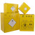纸利器盒一次性纸质锐器盒5L废物10垃圾桶13黄色23方形箱锐器桶 高内胆20升 +垃圾袋+封条+高内胆